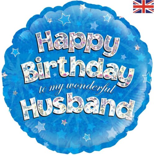 Husband Round Shape HB Foil Balloon