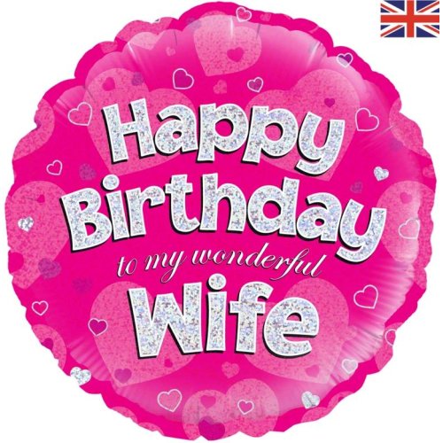 Wife Round Shape HB Foil Balloon