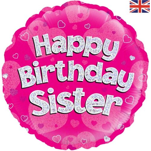 Sister Round Shape HB Foil Balloon