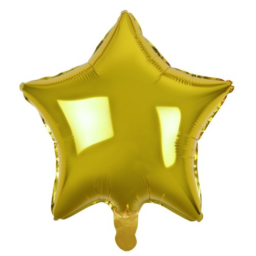 Gold Star Shape Balloon Standard Size