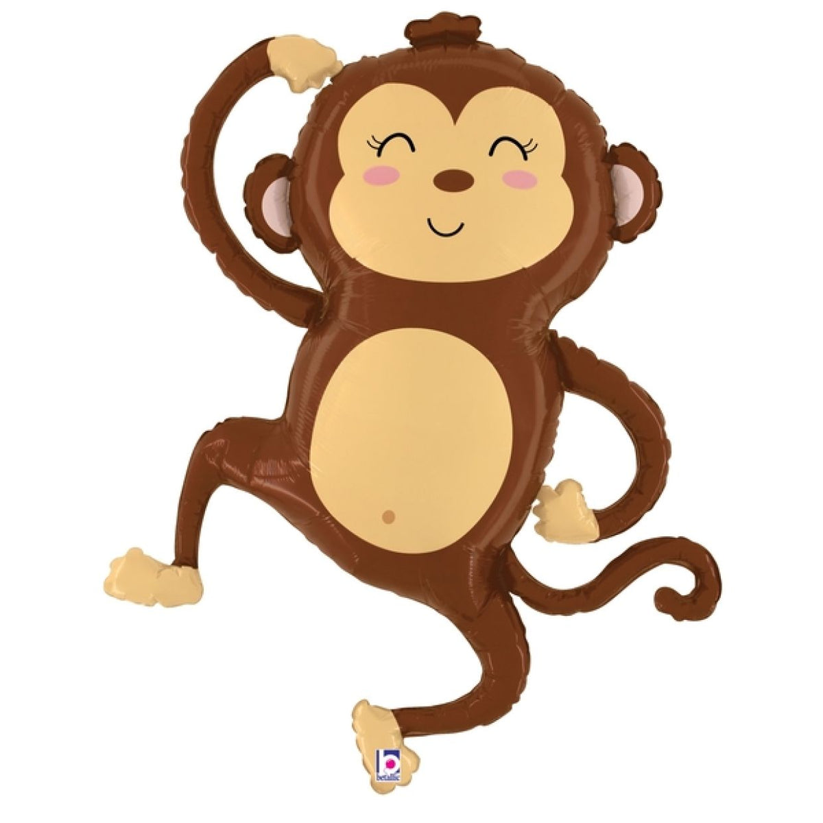 Jumping Monkey Shape Foil Balloon