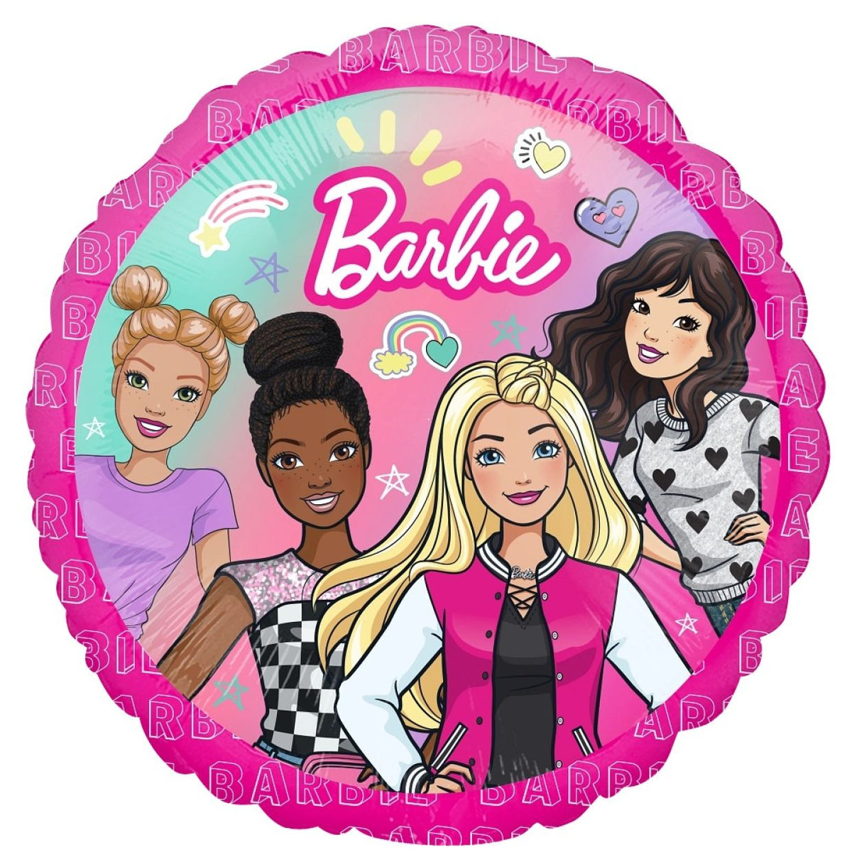 Barbie Standard Size Licensed Foil Balloon