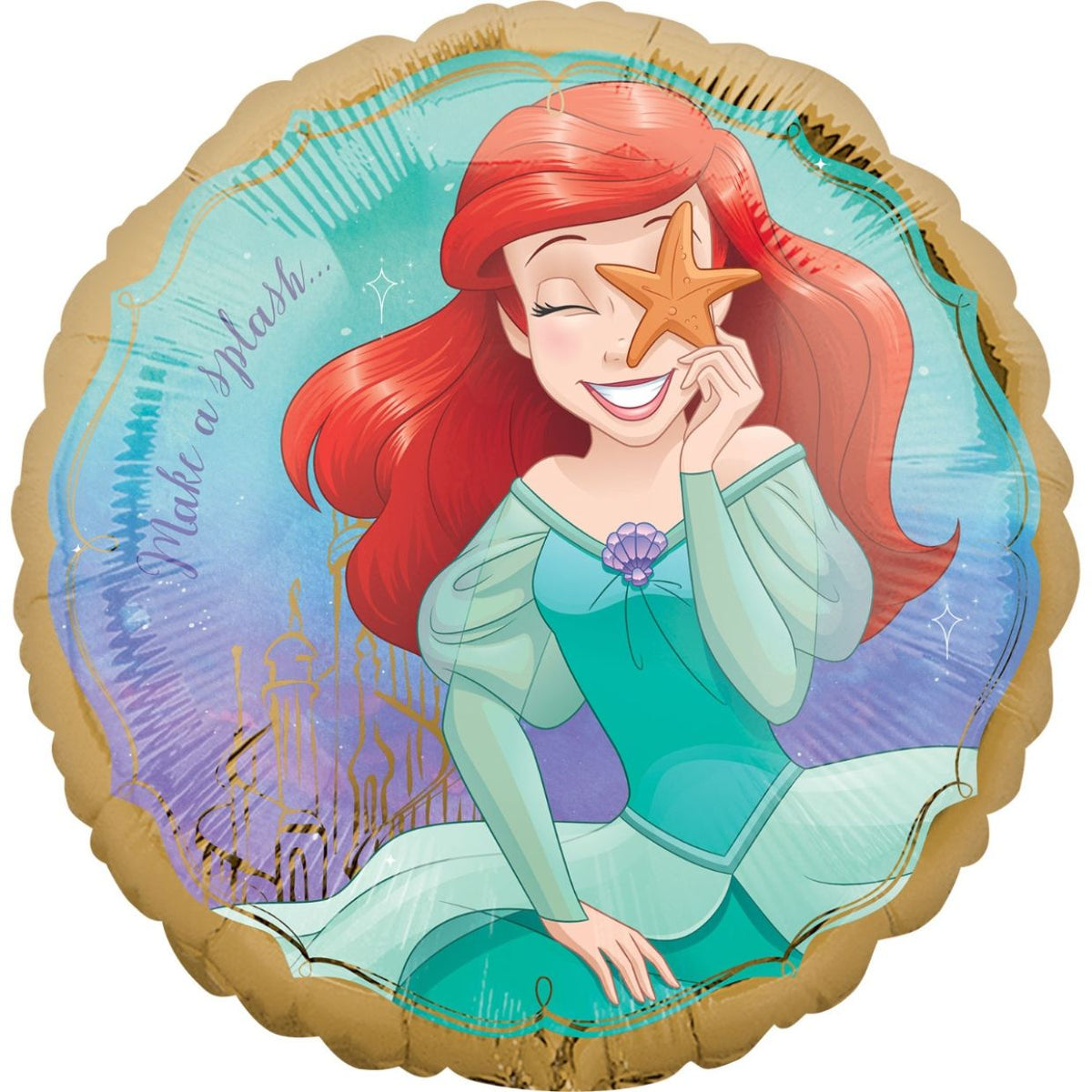 Ariel Standard Size Licensed Foil Balloon
