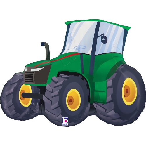 Farm Tractor Bottle Shape Foil Balloon