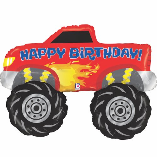 Monster Truck Shape Foil Balloon