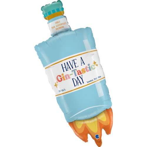 Gin Bottle Shape Foil Balloon