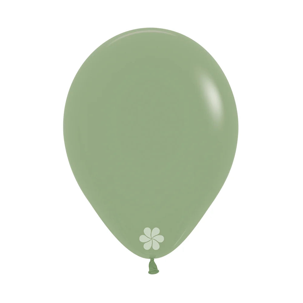 Latex Helium Balloon-Eucalyptus