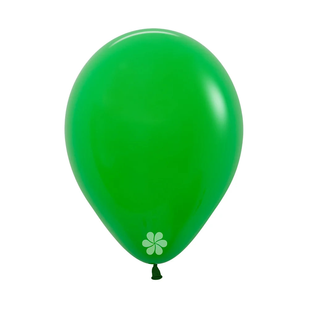 Latex Helium Balloon-Shamrock Green