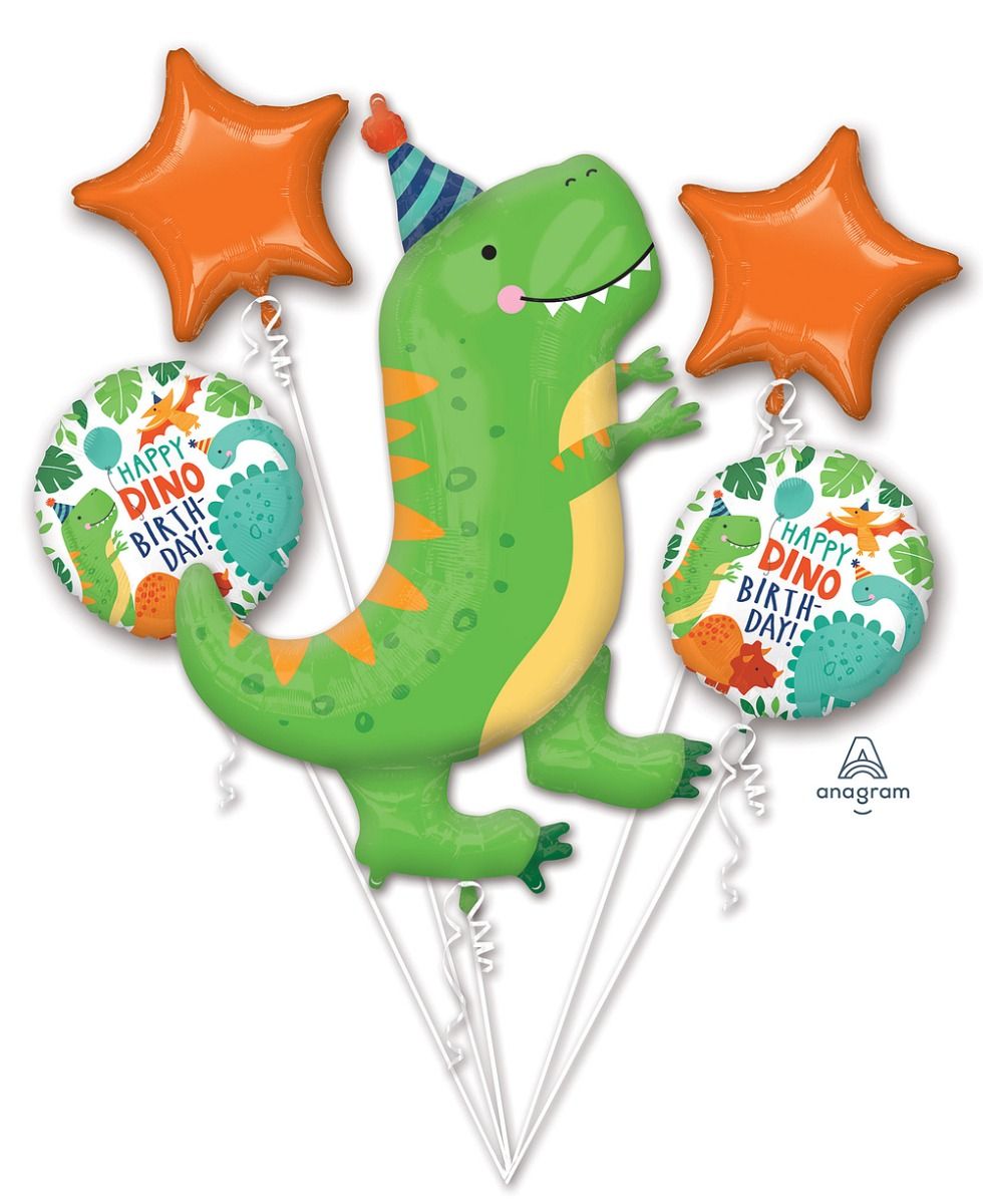 Dino Bday Themed Foil Bouquet