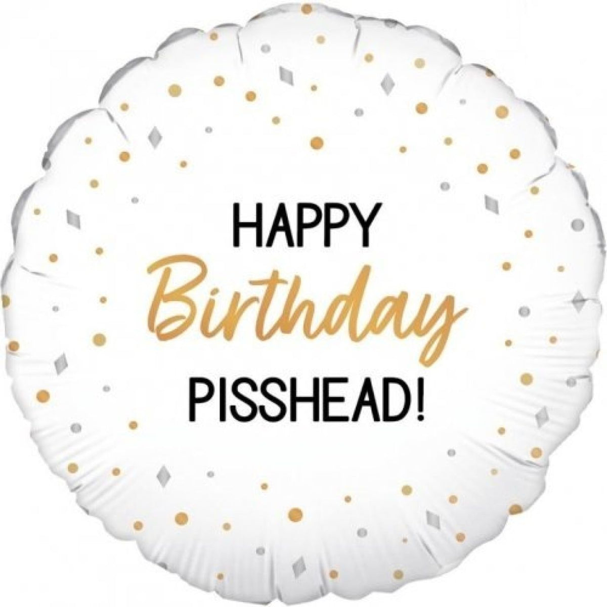HB PShead Round Shape HB Foil Balloon
