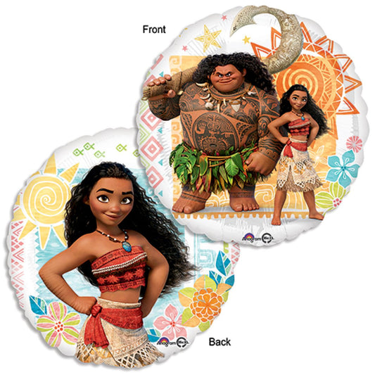 Moana Double Side Print Standard Size Licensed Foil Balloon