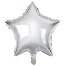 Silver Star Shape Balloon Standard Size