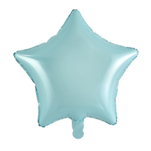 Light Blue Star Shape Balloon Standard Size