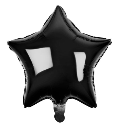 Black Star Shape Balloon Standard Size