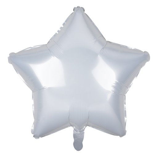 White Star Shape Balloon Standard Size