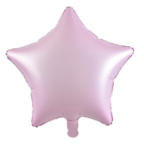 Pastel Pink Star Shape Balloon Standard Size