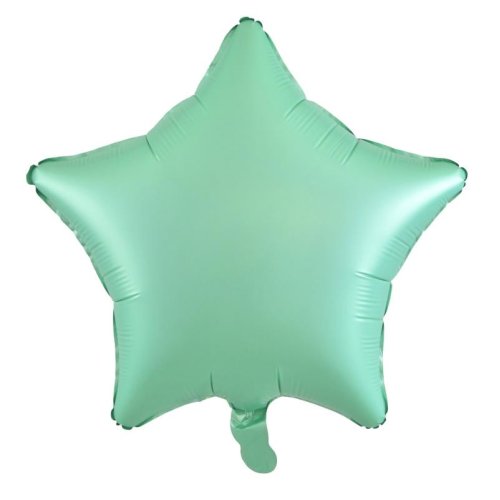 Pastel Mint Star Shape Balloon Standard Size