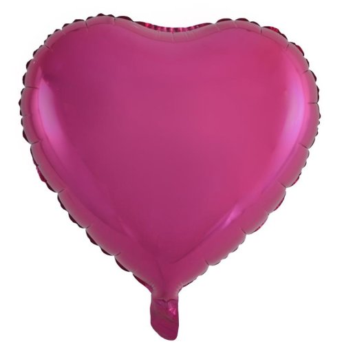 Magenta Heart Shape Balloon Standard Size