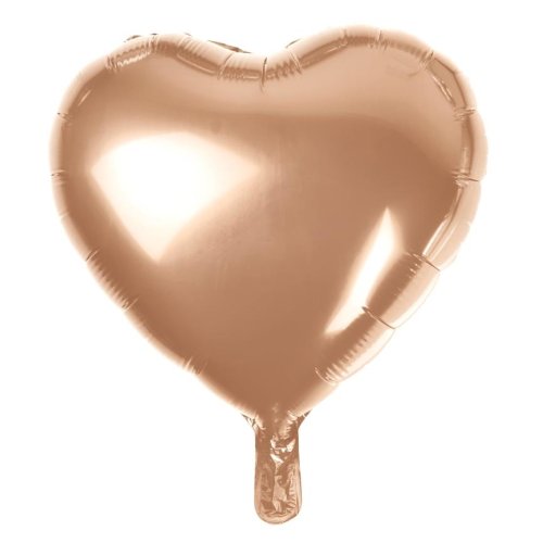 Rose Gold Heart Shape Balloon Standard Size