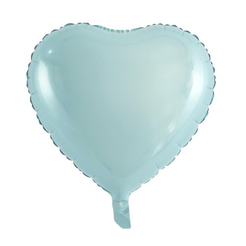 Light Blue Heart Shape Balloon Standard Size