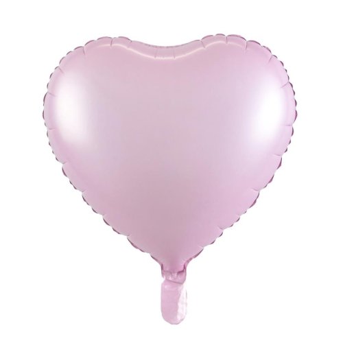 Pastel Pink Heart Shape Balloon Standard Size