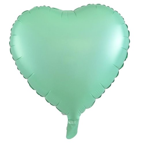 Pastel Mint Heart Shape Balloon Standard Size