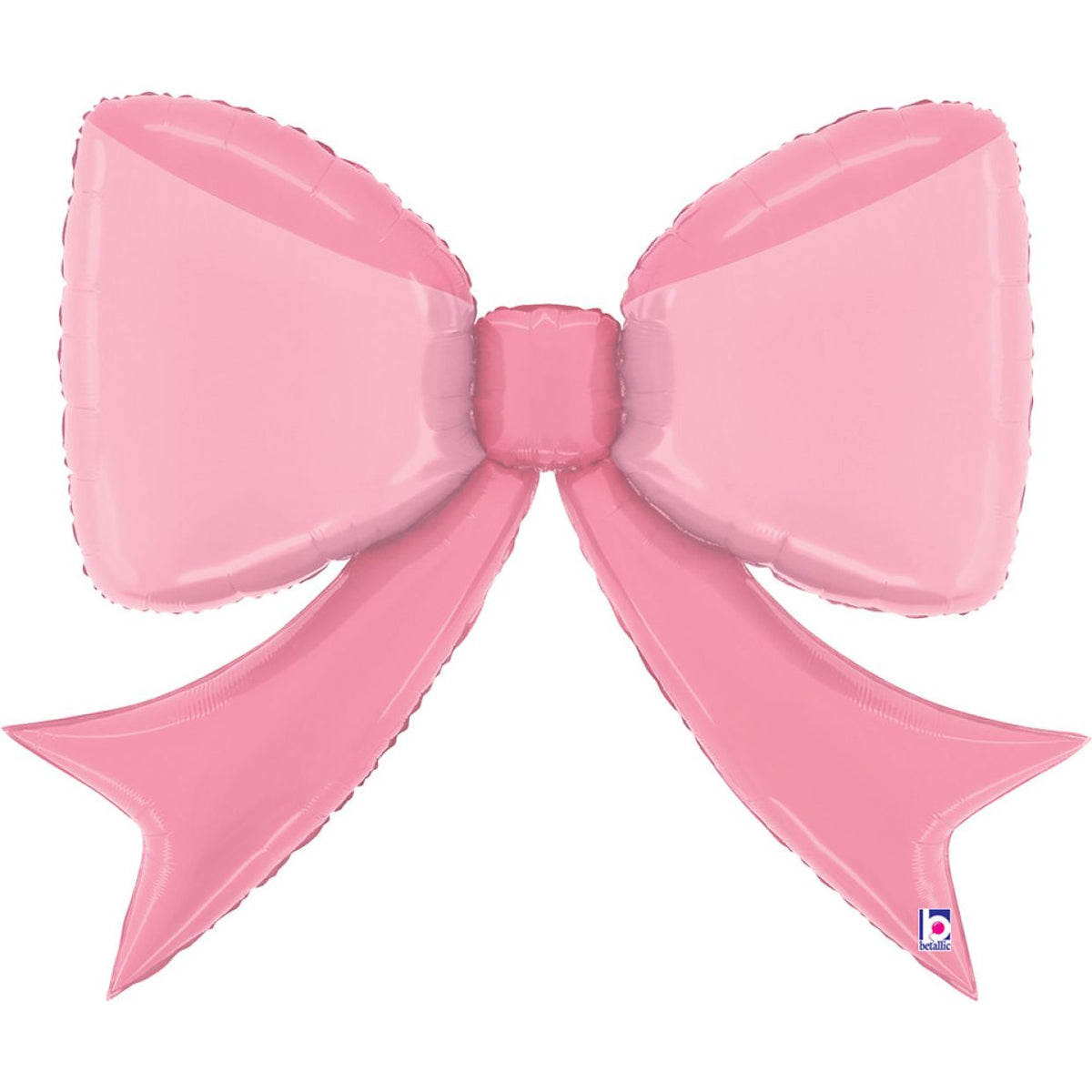 Pink Bow Shape Foil Balloon