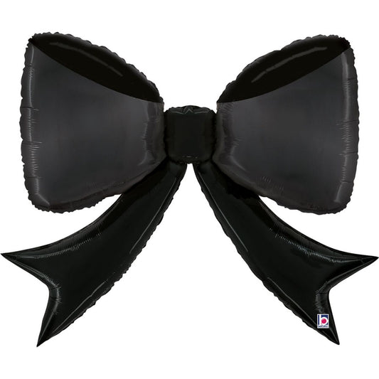 Black Bow Shape Foil Balloon