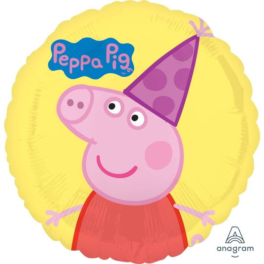 Pepa Party Standard Size Licensed Foil Balloon