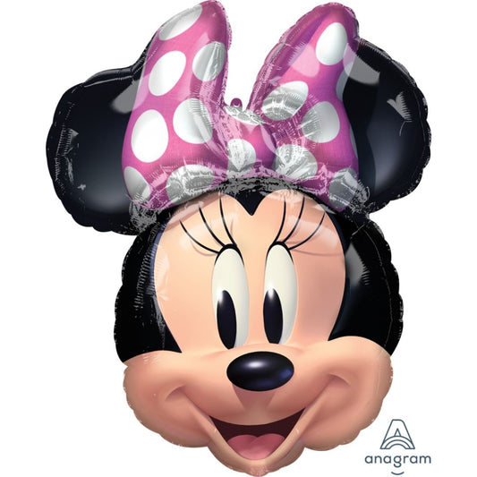 Minie Mouse head Super Shape Foil Balloon