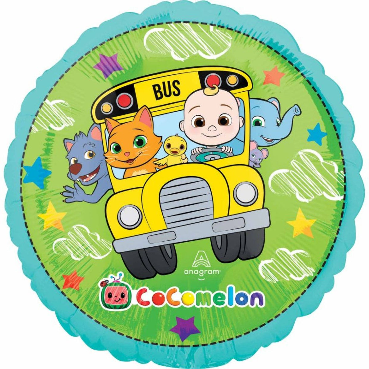 Cocomelon Standard Size Licensed Foil Balloon