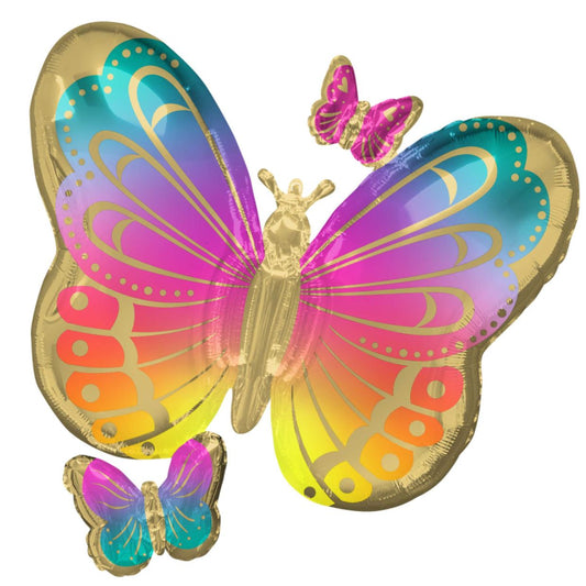 Colorful Butterfly Shape Foil Balloon