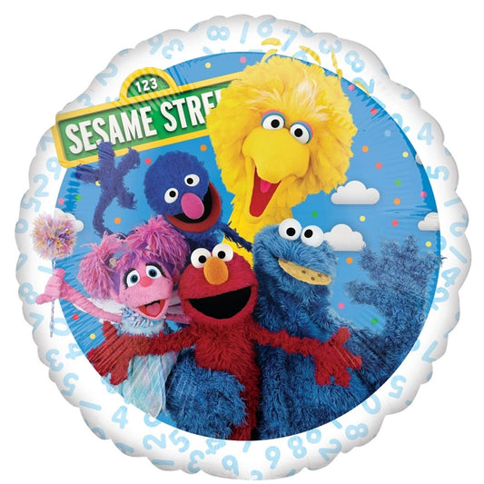 Sesame Street Standard Size Licensed Foil Balloon