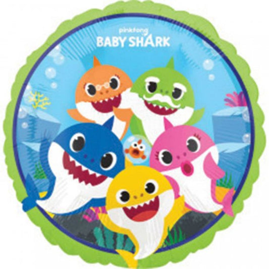Baby Shark Standard Size Licensed Foil Balloon