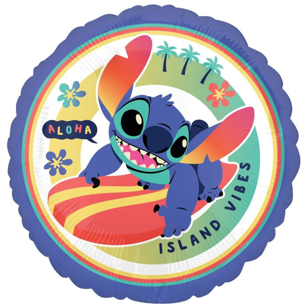 Stitch Standard Size Licensed Foil Balloon