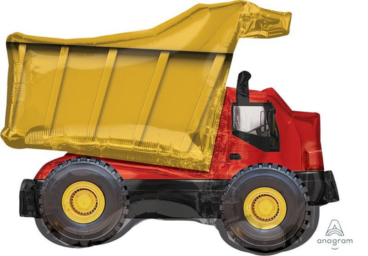 Construction Truck Shape Foil Balloon
