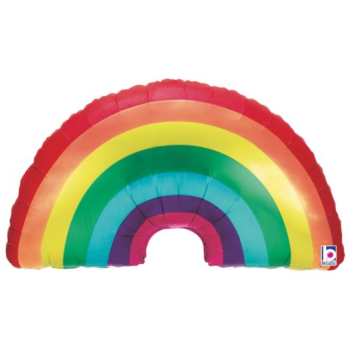 Bright Rainbow Shape Foil Balloon