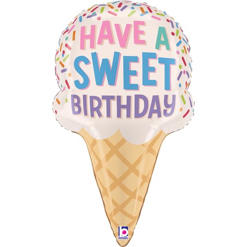 Birthday Cone Shape Foil Balloon