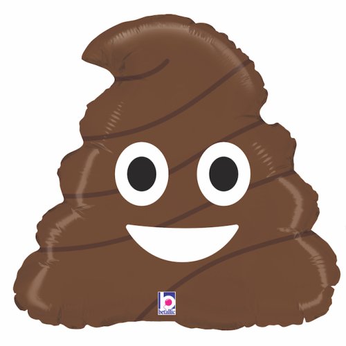 Poo Shape Foil Balloon