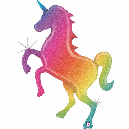 Sparkly Unicorn Shape Foil Balloon