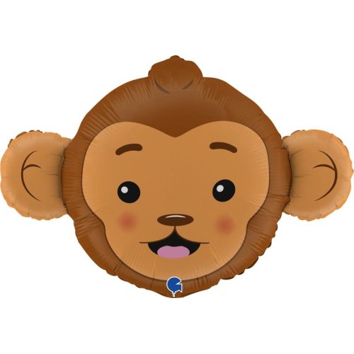 Monkey Head Shape Foil Balloon