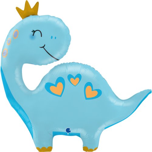 Cute Dino-Prince Shape Foil Balloon