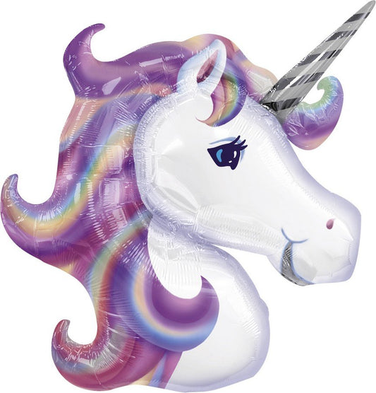 Purple Unicorn Shape Foil Balloon