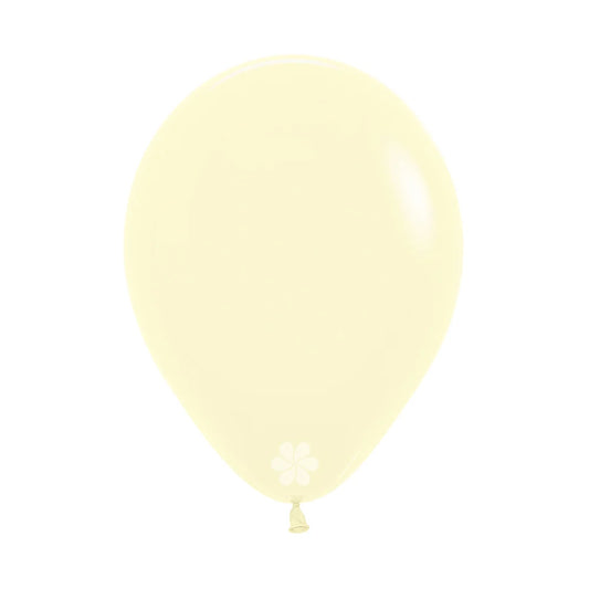 Latex Helium Balloon-Pastel Yellow