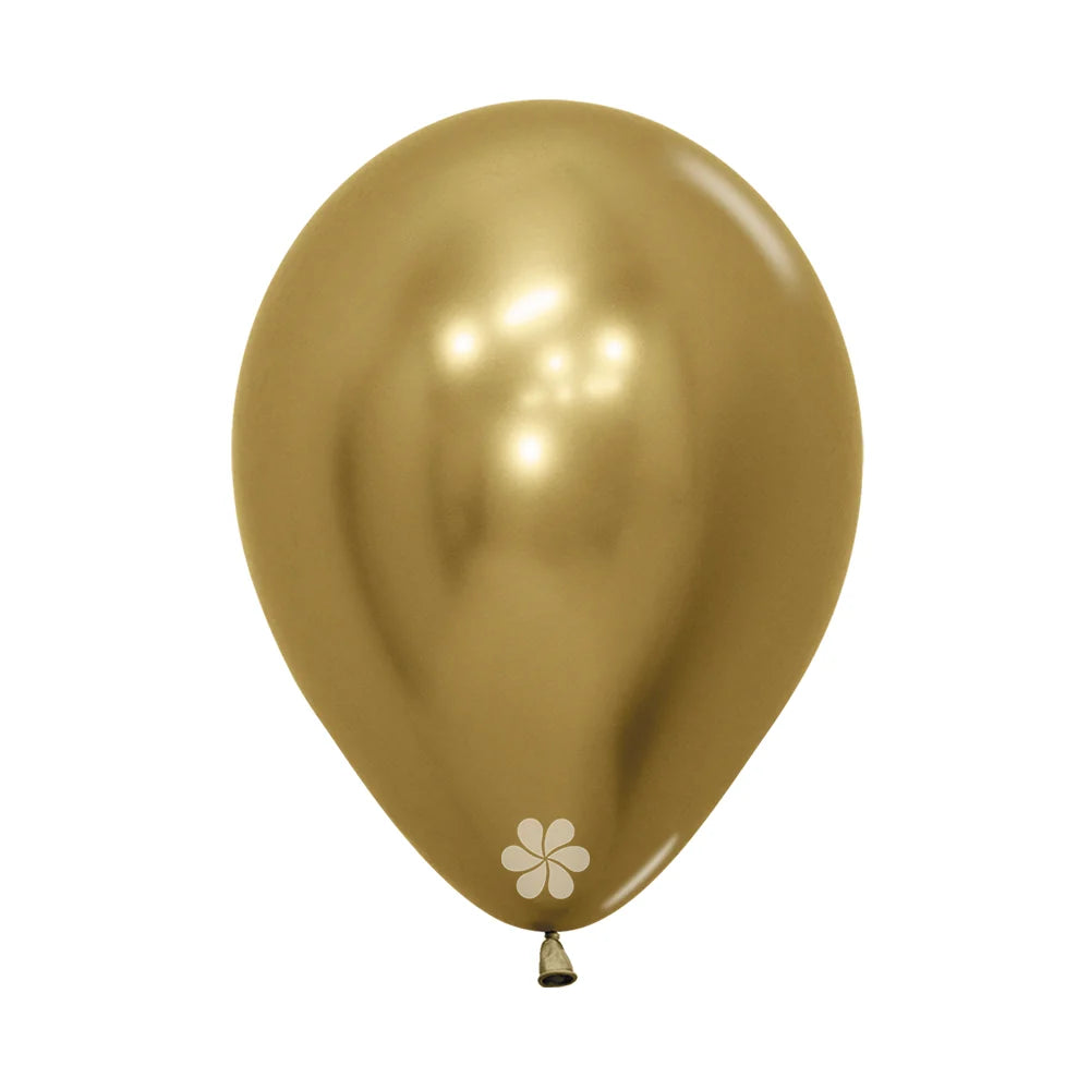 Latex Helium Balloon-Reflex Gold