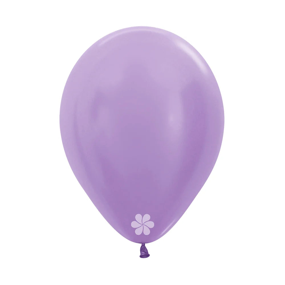 Latex Helium Balloon-Pearl Lilac