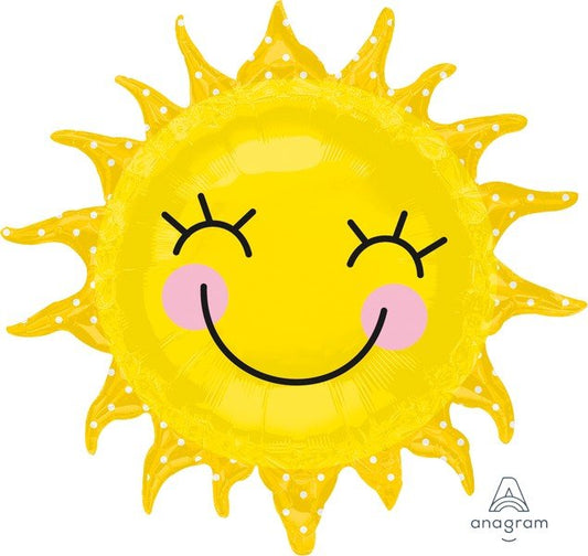 Cute Sun Shape Foil Balloon