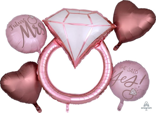 She said YES Foil Balloon Bouquet