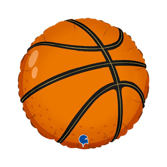 Standard Size Basketball Shape Foil Balloon