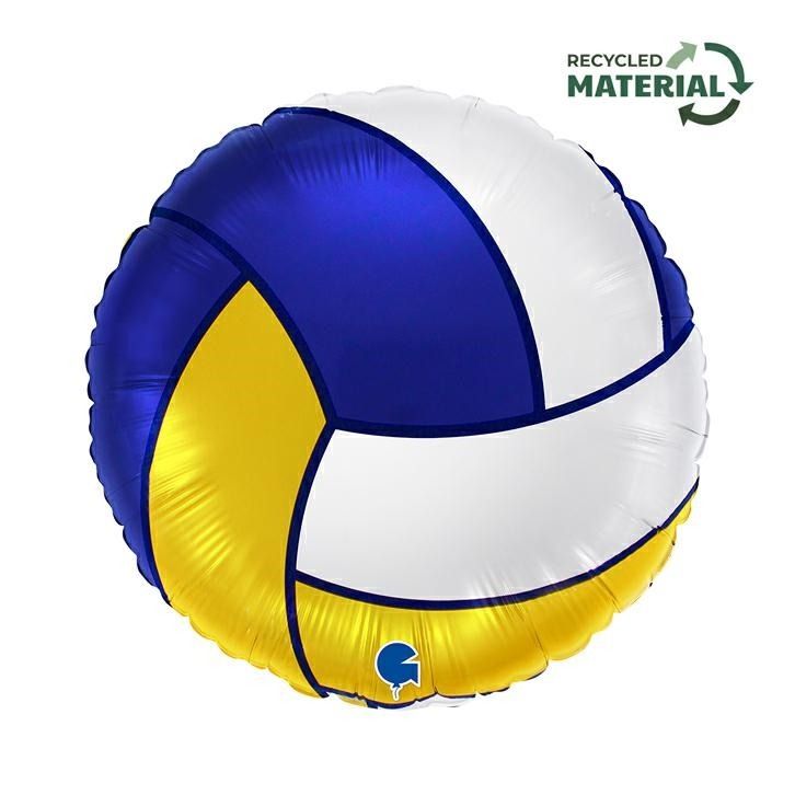 Volley Ball Round Shape Foil Balloon